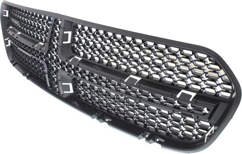 Go-Parts - Textured Black Grille Insert with Chrome Trim for Dodge Durango Citadel, GT (2017), Limited, SXT Models (2014-2020), Code MF5, Replacement 2015 2016 2017 2018 2019 in Saudi Arabia