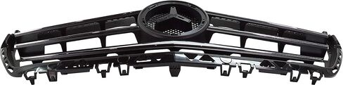 Go-Parts - Grille for Mercedes Benz Sprinter 2014-2018, Black Shell and Insert with Chrome Molding, Replacement 2015 2016 2017 in Saudi Arabia