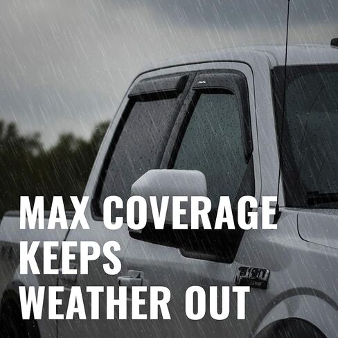 Auto Ventshade [AVS] In-Channel Ventvisor / Rain Guards | Fits 2002 - 2010 Ford Explorer (4-Door)/Mercury Mountaineer, 2003 - 2010 Lincoln Aviator- Smoke, 4 pcs. | 194819 in Kuwait