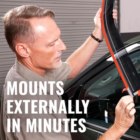 Auto Ventshade [AVS] In-Channel Ventvisor / Rain Guards | Fits 2002 - 2010 Ford Explorer (4-Door)/Mercury Mountaineer, 2003 - 2010 Lincoln Aviator- Smoke, 4 pcs. | 194819 in Kuwait