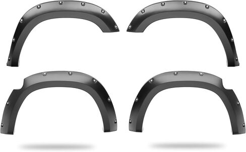 أجش بطانات الحاجز مشاعل نمط الجيب | يناسب 2024-2026 فورد F-250 سوبر ديوتي؛ 2024-2026 فورد F-350 سوبر ديوتي | أمامي وخلفي، 4 قطع. أسود | 2802969 in Kuwait