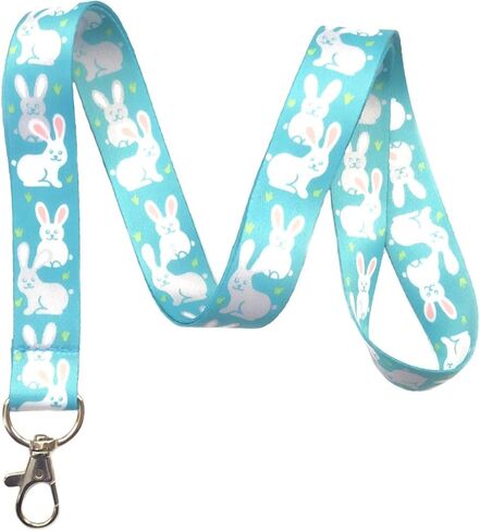 Easter Themed Lanyard Key Chain Id Badge Holder (Easter Eggs) in Saudi Arabia