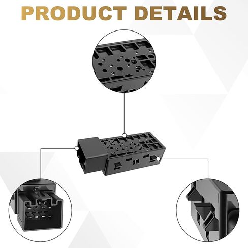 Partsflow 6-Way Power Seat Switch Driver Side Passenger Side Compatible with 2005-2019 Ford Lincoln Mercury 9L3Z14A701A 5F9Z-14A701-AA PSW5 1S9085 SW7258 SW6550 in Saudi Arabia