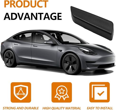 Passenger Side Seat Adjustment Button Cover & Cushion Forward Switch Black Trim Design Replacement Part Numbers 1098842-00-D & 1098842-01-D Compatible with TSL Model 3/Y 2017-2020 in Saudi Arabia