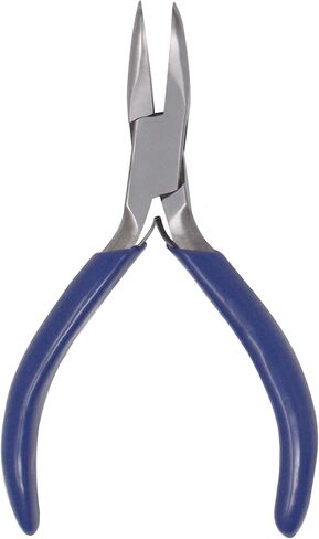 Bent Chain Nose Pliers with V-Spring Jewelry Making Wire Bending Forming Tool in Saudi Arabia