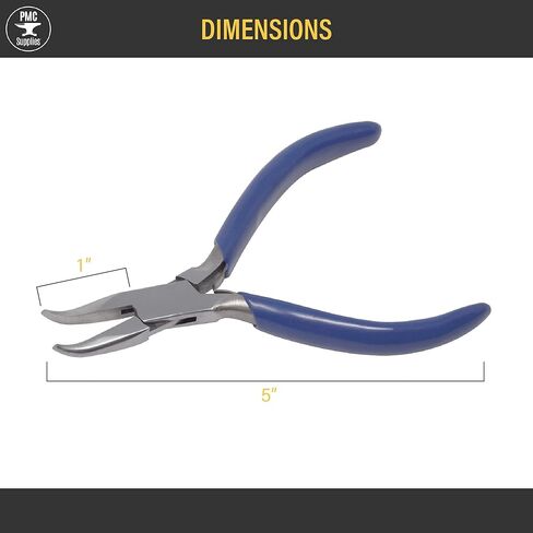 Bent Chain Nose Pliers with V-Spring Jewelry Making Wire Bending Forming Tool in Saudi Arabia