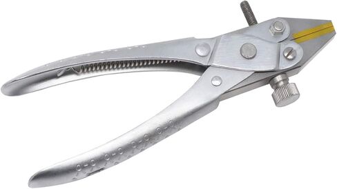 6-3/4" Brass-Lined Jaw Parallel Action Flat Nose Pliers with Adjustable Jaw Stop Jewelry Making Wire Forming Tool in Saudi Arabia