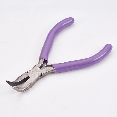 Bent Nose Plier 4.72 Inch Angled Needle Nose Plier for Jewelry Making Reparing Crafting in Saudi Arabia