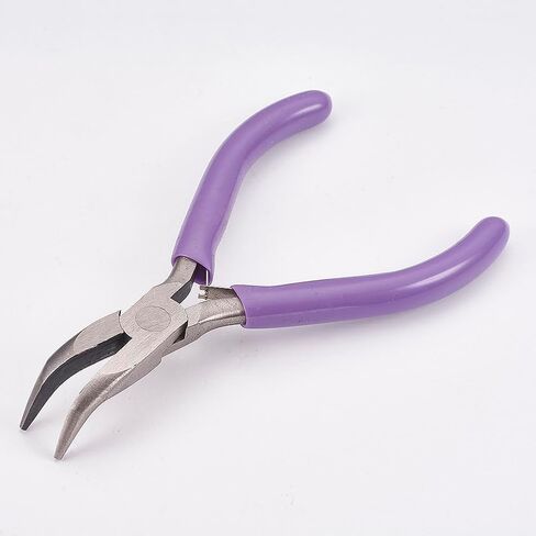 Bent Nose Plier 4.72 Inch Angled Needle Nose Plier for Jewelry Making Reparing Crafting in Saudi Arabia