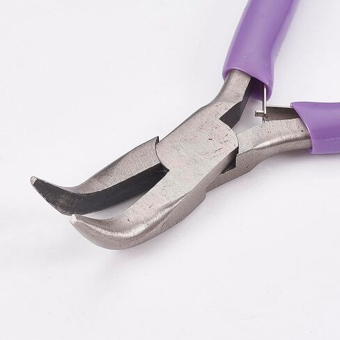 Bent Nose Plier 4.72 Inch Angled Needle Nose Plier for Jewelry Making Reparing Crafting in Saudi Arabia