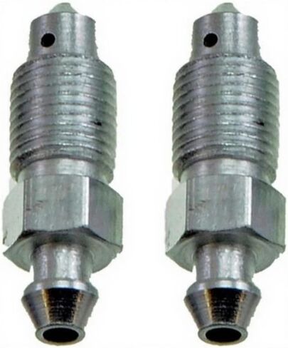 KarParts360 Disc Brake Bleeder Screw | 2 Pieces | Treated Steel Material | Silver | M10 By 1.0 Bolt Thread Size | 1.0 Thread Pitch | Replacement For 14071826 in Saudi Arabia