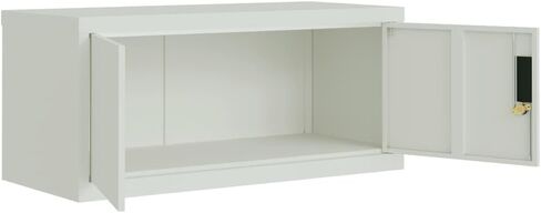 File Cabinet Light Gray 35.4"x15.7"x86.6" Steel, Office Storage in Saudi Arabia