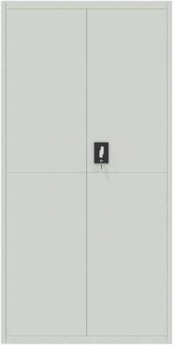 File Cabinet Light Gray 35.4"x15.7"x86.6" Steel, Office Storage in Saudi Arabia