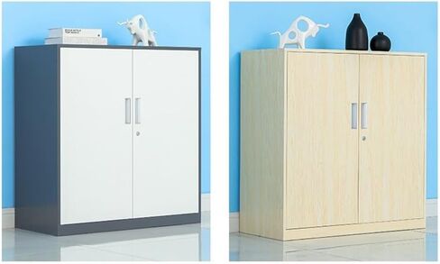File Cabinet Office File Cabinet with Lock File Information Storage Cabinet 1mm Thickness Iron Cabinet Home Balcony Tool Storage Cabinet Office Cabinet(Black) in Saudi Arabia