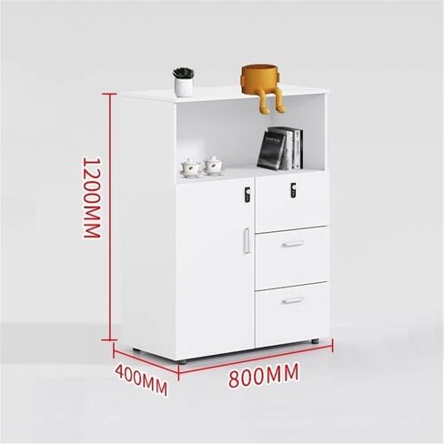 File Cabinet Filing Cabinet Short Cabinet Printer Cabinet Office Organizer Filing Cabinet Partition Storage Cabinet Locking Drawer Cabinet Office Cabinet(White) in Saudi Arabia