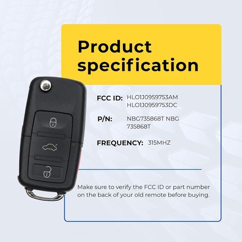 استبدال الوجه مفتاح فوب لفولكس واجن جولف 2005 FCC HLO1J0959753AM HLO1J0959753DC رقم الجزء NBG735868T NBG 735868T in Saudi Arabia