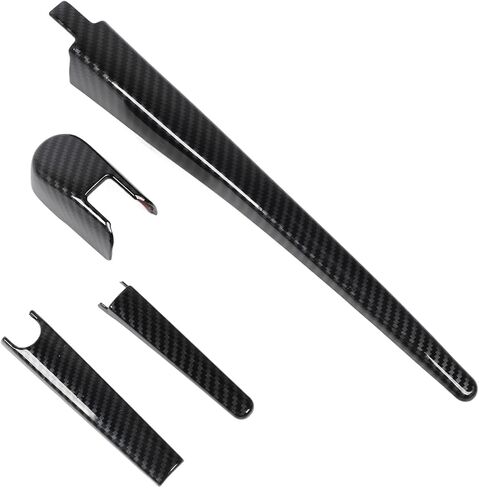 Tbest Rear Window Wiper Cover Carbon Fiber Pattern Trim Protector Replacement for BT 2020 2023 ABS Material Easy Install in Saudi Arabia