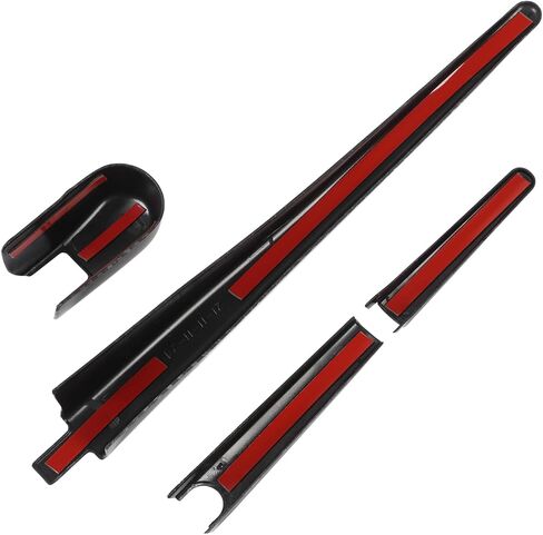 Tbest Rear Window Wiper Cover Carbon Fiber Pattern Trim Protector Replacement for BT 2020 2023 ABS Material Easy Install in Saudi Arabia