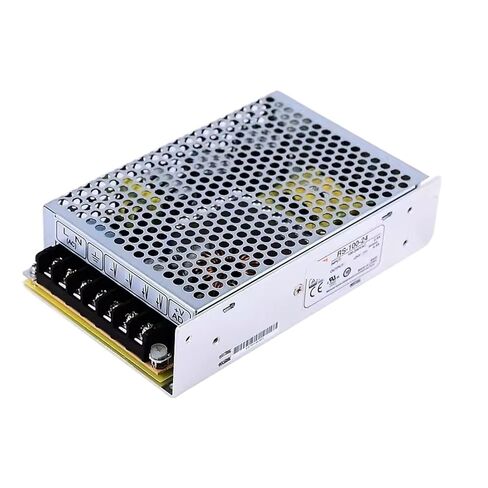 1 قطعة RS-100 RS-100-5 RS-100-12 RS-100-15 RS-100-24 RS-100-48 100 واط إخراج واحد تحويل التيار الكهربائي (RS-100-15V 7A) in Kuwait