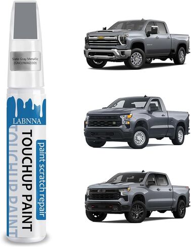 Sterling Gray Metallic(GXD/WA130H) Touch Up Paint for Chevrolet-Exact Match 2 in 1 touchup Paint Pen for Chips and Nicks Repair Car Paint Scratch Repair Kit in Saudi Arabia