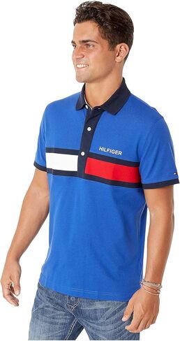 Tommy Hilfiger Men's Polo Shirt with Magnetic Buttons Custom Fit in Saudi Arabia