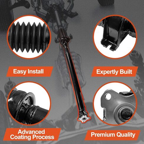 65-2013 Rear Drive Shaft Prop Shaft Driveshaft Assembly Fit for Ford F-150 F150 2004-2008, [4.2L 4.6L, RWD, Automatic Transmission, 144.5" 144.7" WheelBase] Replace OE 8L3Z4R602E in Saudi Arabia