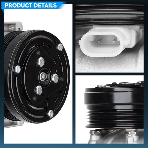 TadaMark A/C Air Conditioner Compressor Clutch Fit for Chevrolet for Aveo 1.6L 2009-2011, for Aveo5 1.6L 2009-2011, fit for Pontiac G3 1.6L 2009 2010 in Saudi Arabia