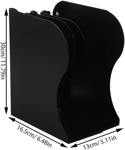 jojofuny 2pcs bookends سطح المكتب قابل للتعديل: حامل كتب معدني قابل للتوسيع لمنظم مكتب الكتب الثقيلة - خزانة كتب غير قابلة للانزلاق لغرفة النوم المكتبية in Saudi Arabia