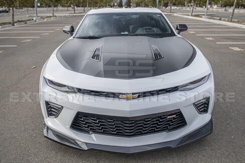 بديل جديد لسيارة شيفروليه كامارو SS 2016-2022 2019-2022 شيفروليه كامارو LT LS RS | ZL1 Style المصد الأمامي الشفة السفلية الفاصل (ألياف الكربون) in Saudi Arabia