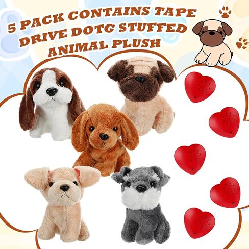 Libima 5 Pack 14 "Bears محشوة الحيوانات مع مسجل الصوت مجموعة 30 ثانية الصوت وحدة تسجيل الصوت أفخم دب لطيف محشو ألعاب أفخم مع صندوق صوت سستة قابلة للتسجيل (ملونة) in Kuwait