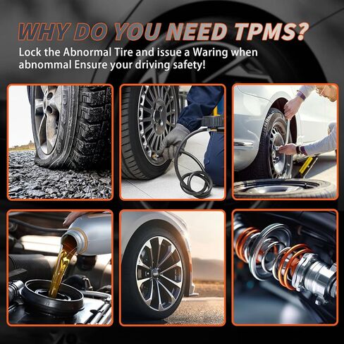 مجموعة من 4 مستشعر TPMS مستشعر مراقبة ضغط الإطارات 433 ميجا هرتز متوافق مع BMW X3 X4 X5 يستبدل # 36106887147 in Kuwait