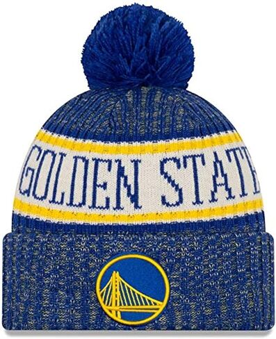 قبعة New Era NBA Sideline Sport Knit Winter Pom Knit قبعة صغيرة مقاس واحد يناسب الجميع in Kuwait