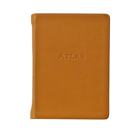 The Traveler's Atlas - Graphic Image Leather Travel Organizer - Premium Travel Accessories - Made in USA in Saudi Arabia