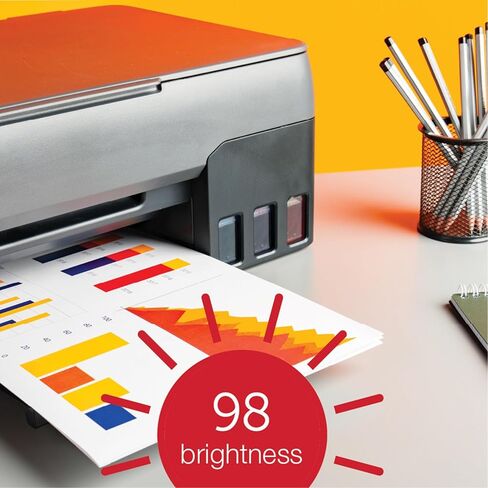 ورق Inkjet Pro من العلامة التجارية Office Depot®، حجم ورق الرسائل، 24 رطلاً، رزمة من 500 ورقة in Saudi Arabia