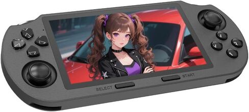 وحدة تحكم ألعاب محمولة باليد SF3000 بشاشة 4.5 بوصة IPS 854*480 وحدة تحكم ألعاب فيديو محمولة نظام Linux 128G تدعم الشحن في حالات الطوارئ وقارئات الكتب الإلكترونية (وحدة التحكم فقط) in Kuwait