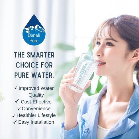 Replacement for Sears/Kenmore 10655512400 Refrigerator Water Filter - Compatible with Sears/Kenmore 46-9010, 46-9902, 46-9908 Fridge Water Filter Cartridge in Saudi Arabia
