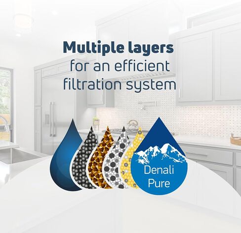 Replacement for Sears/Kenmore 10655512400 Refrigerator Water Filter - Compatible with Sears/Kenmore 46-9010, 46-9902, 46-9908 Fridge Water Filter Cartridge in Saudi Arabia
