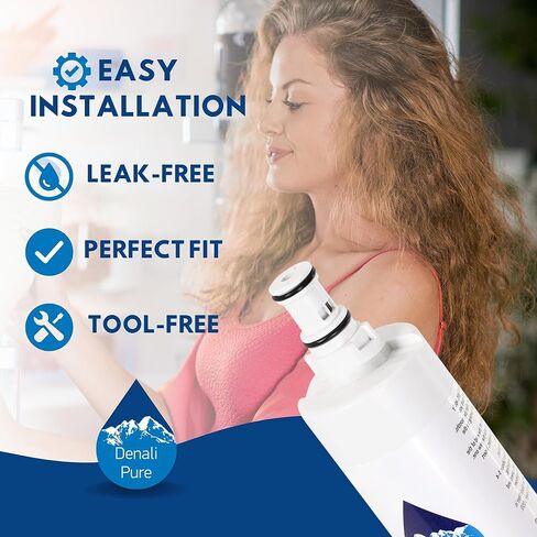 Replacement for Sears/Kenmore 10655512400 Refrigerator Water Filter - Compatible with Sears/Kenmore 46-9010, 46-9902, 46-9908 Fridge Water Filter Cartridge in Saudi Arabia