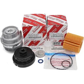 Genuine Engine Oil Filter, Housing Cap Holder, Drain Plug Washer Set w Wrench Removal Replacement Tool in Saudi Arabia