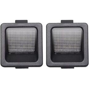 LED License Plate Light Assembly for 2022-2025 Nissan Frontier & 2016-2025 Titan A61, OEM Replacement 6000K Xenon White Error Free Led Tag Lights Kit in Saudi Arabia