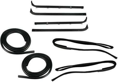 Door & Window Run Channel Sweep Felt Front Seal Kit for Ford for Bronco 1980-1986 for F150 1980-1986 for F250 1980-1986 for F350 1980-1986 for F- 100 1980-1983 Truck 1AWSS00146 in Saudi Arabia