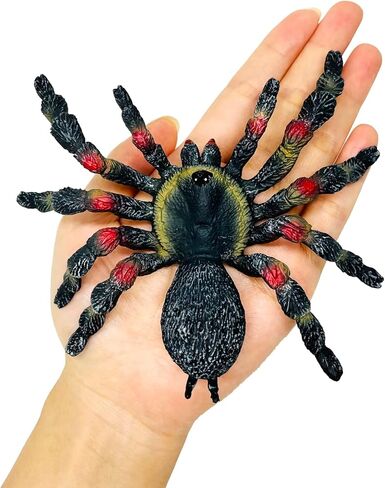 Giant Realistic Spider, Fake Spider, Spider Action Model Lifelike Insect Toy Figures, Halloween Prank Props Party Supplies in Saudi Arabia