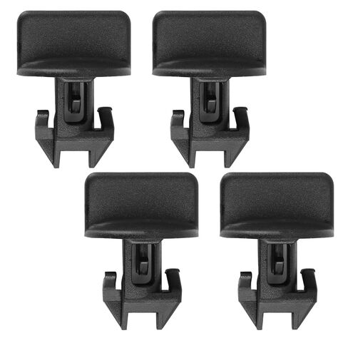 4 Pcs Rear Bumper Trailer Tow Hitch Trim Cover Retainer Clips, Durable Black ABS Plastic, Easy Installation, Compatible with 68249278AA, SUV Bumper Clips in Saudi Arabia