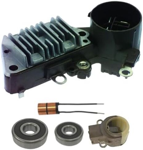 SB Parts New Alternator Kit Regulator Brush Holder Bearings Slip Ring in224rk6 Compatible with Acura CL TL Integra Vigor, Compatible with Honda Accord Civic del Sol Prelude CRX 1988-1997 in Saudi Arabia