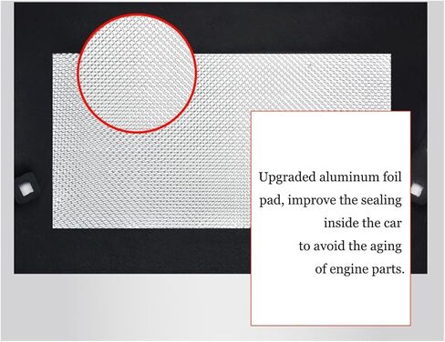 Front Engine Hood Insulation Pad Heat Sound Cotton Soundproof Mat Cover Foam Fireproof，Compatible With Toyota Cruiser FJ 2007-2022 in Saudi Arabia
