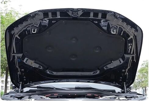 Front Hood Engine Sound Insulation Pad Soundproof Aluminum Cover Thermal Heat Insulation Mat Compatible for BMW X3 G45 2025(Type B) in Kuwait