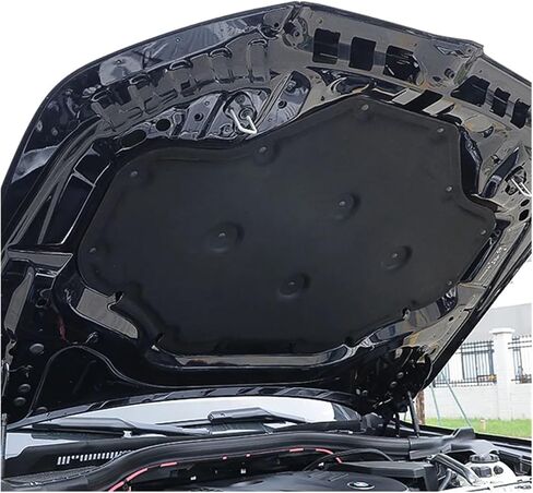 Front Hood Engine Sound Insulation Pad Soundproof Aluminum Cover Thermal Heat Insulation Mat Compatible for BMW X3 G45 2025(Type B) in Kuwait