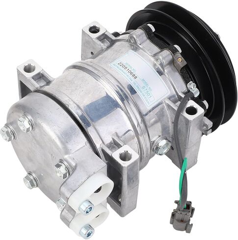 Brilluxal AC Compressor, Quick Mounting Air Conditioning Pump 220510688 for Zax-3 Excavator, Electronic Injection Cooling Compressor Replacement Unit in Saudi Arabia