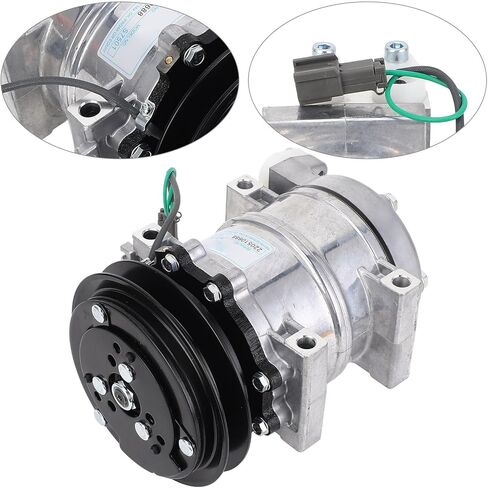 Brilluxal AC Compressor, Quick Mounting Air Conditioning Pump 220510688 for Zax-3 Excavator, Electronic Injection Cooling Compressor Replacement Unit in Saudi Arabia