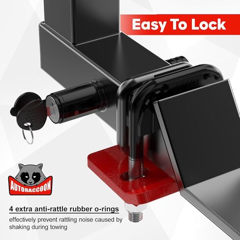 Trailer Hitch Lock - 5/8" Dia Locking Receiver Pin, Fits 2" Receiver Tubes, Class III & IV Hitch Receivers, Anti-Theft Trailer Receiver Lock in Saudi Arabia